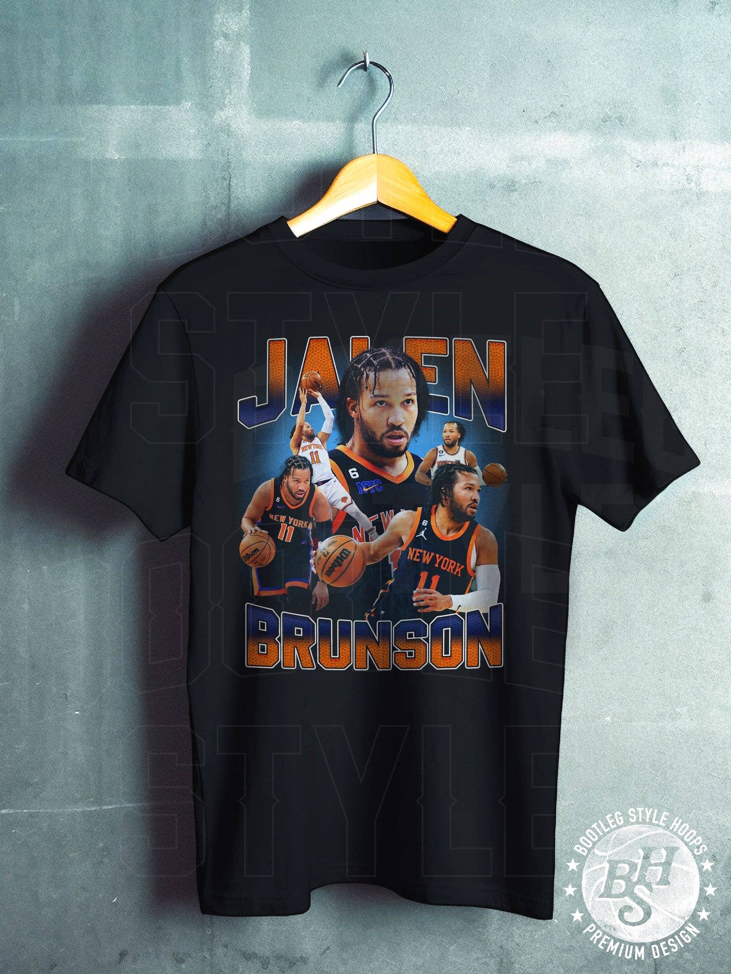 Jalen Brunson Vintage Basketball Bootleg T-Shirt For Fans Unisex T-shirt, Sweatshirt, Hoodie, Long Sleeve Tee - T-Shirt, Sweatshirt, Hoodie
