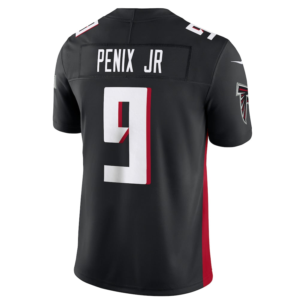 A.Falcons #9 Michael Penix Jr. Black Vapor F.U.S.E. Limited Jersey football jersey product view 1