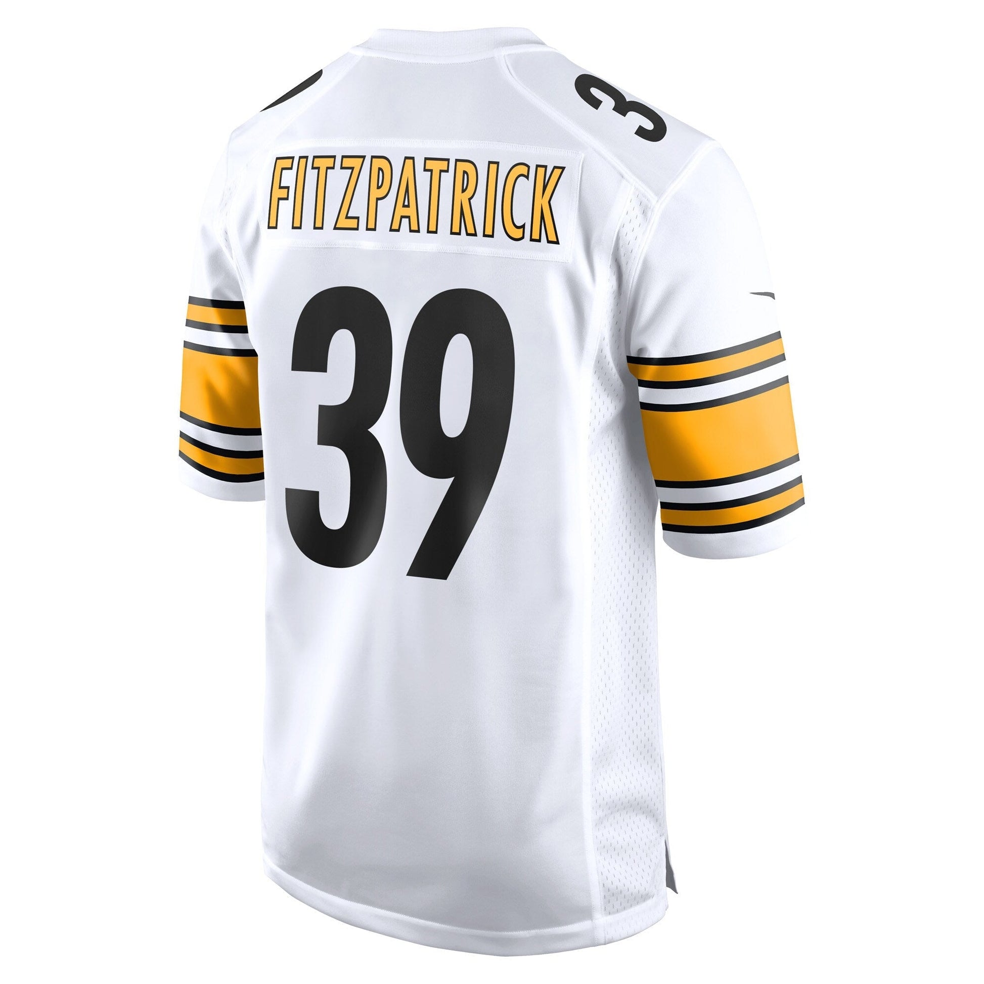 Minkah Fitzpatrick Pittsburgh Steelers Game Jersey - White football jersey product view 3