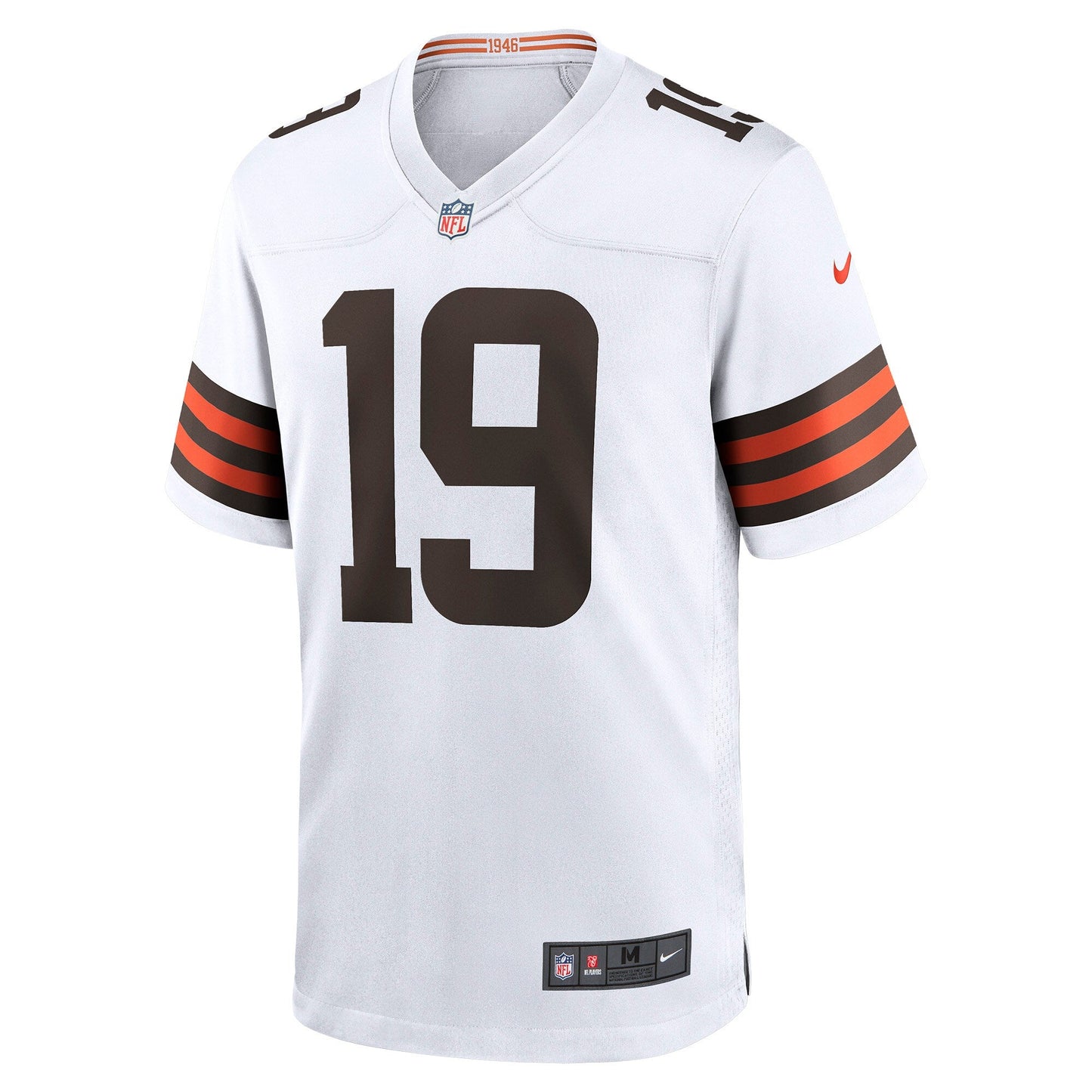 Bernie Kosar Cleveland Browns Retired Game Jersey - White football jersey product view 2