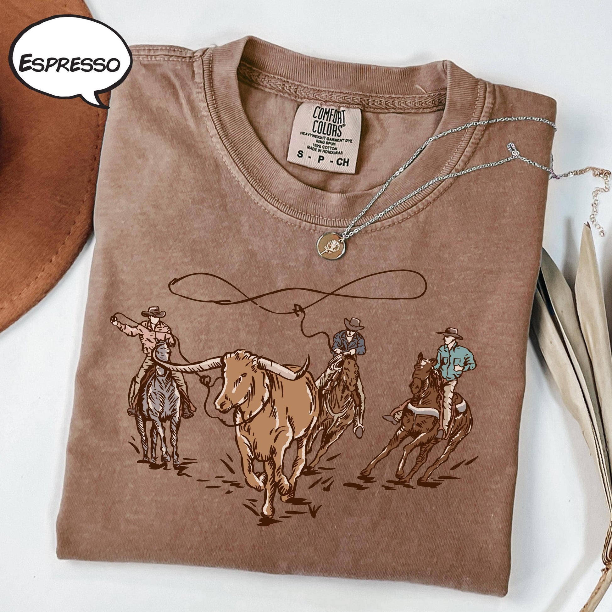 Vintage Wildwest Cowboy Tee Shirt Unisex T-shirt, Sweatshirt, Hoodie, Long Sleeve Tee - T-Shirt, Sweatshirt, Hoodie