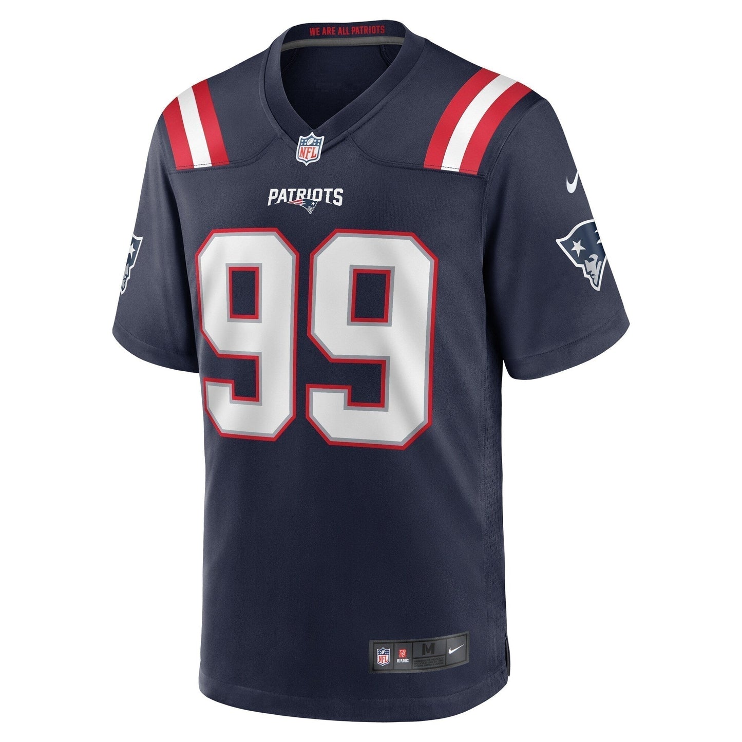 Jamie Collins Sr. New England Patriots Home Game Jersey - Navy football jersey product view 2
