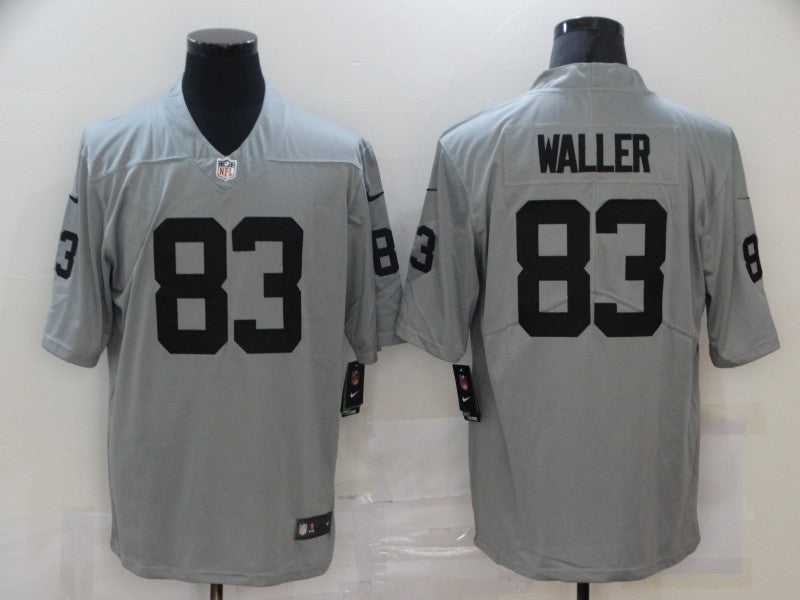 Men's Las Vegas Raiders Darren Waller #83 Gray Inverted Legend Jersey1 football jersey product view 1