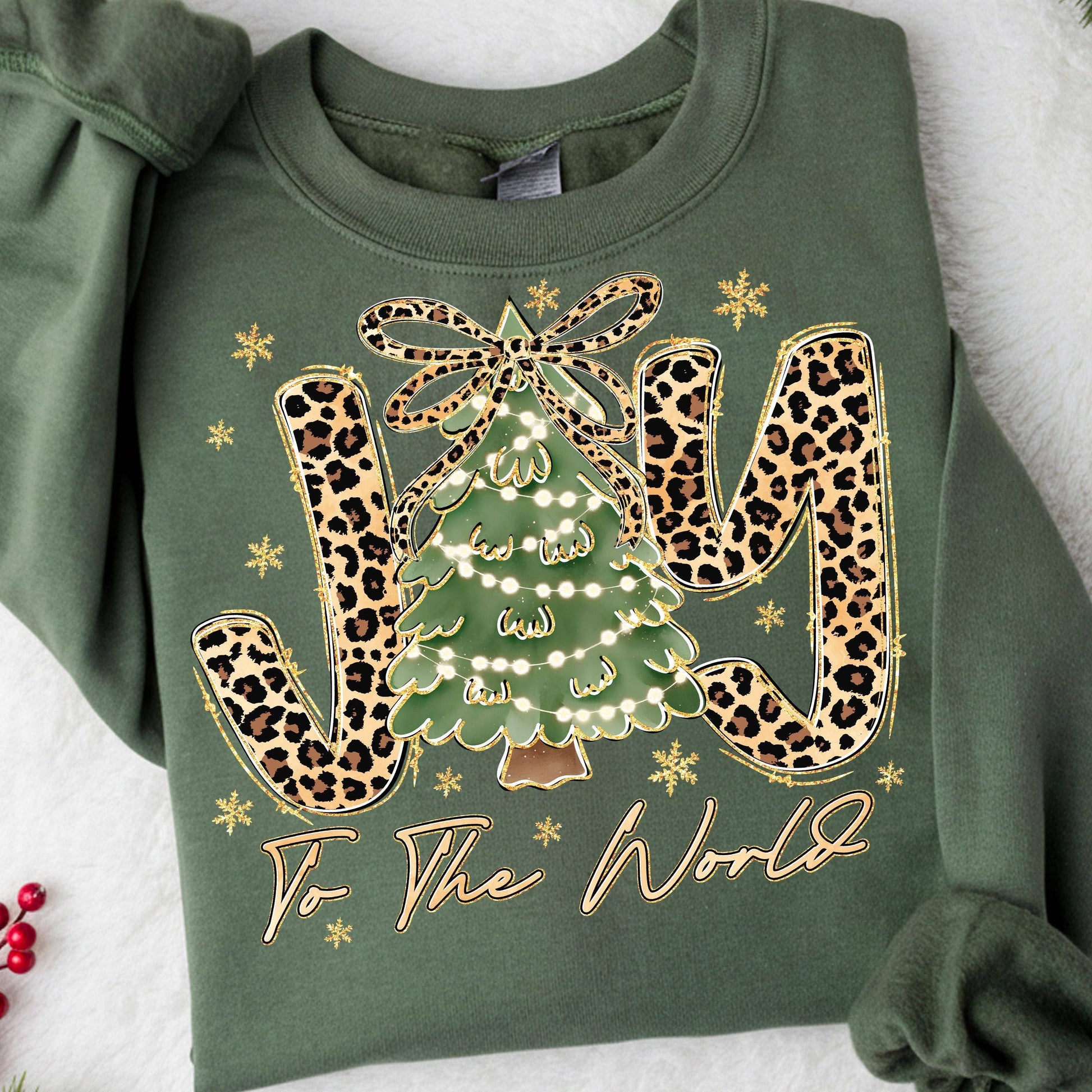 Jesus Is the Reason Leopard Christmas Tree Sweater Unisex T-shirt, Sweatshirt, Hoodie, Long Sleeve Tee - T-Shirt, Sweatshirt, Hoodie