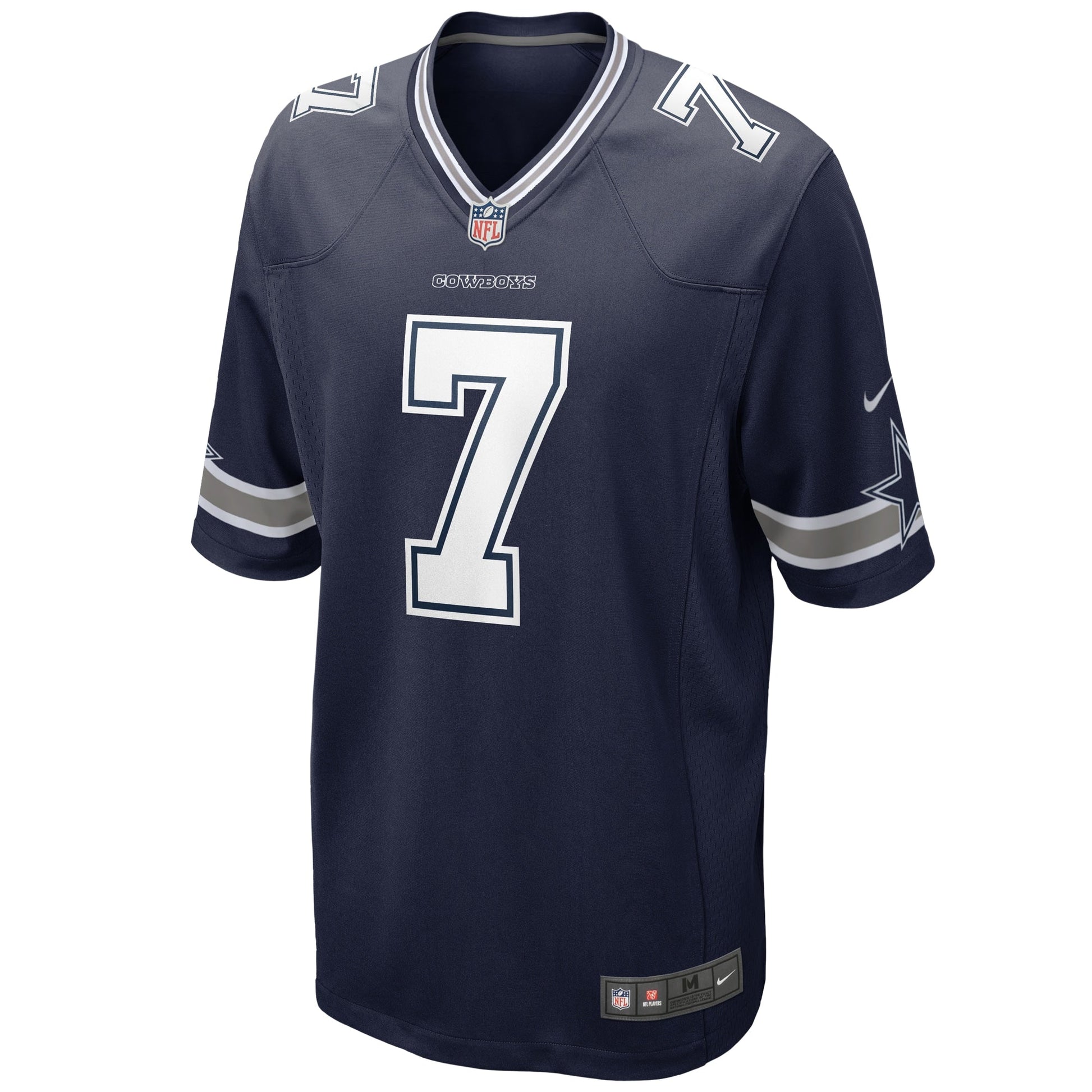 Trevon Diggs Dallas Cowboys Game Jersey - Navy football jersey product view 2