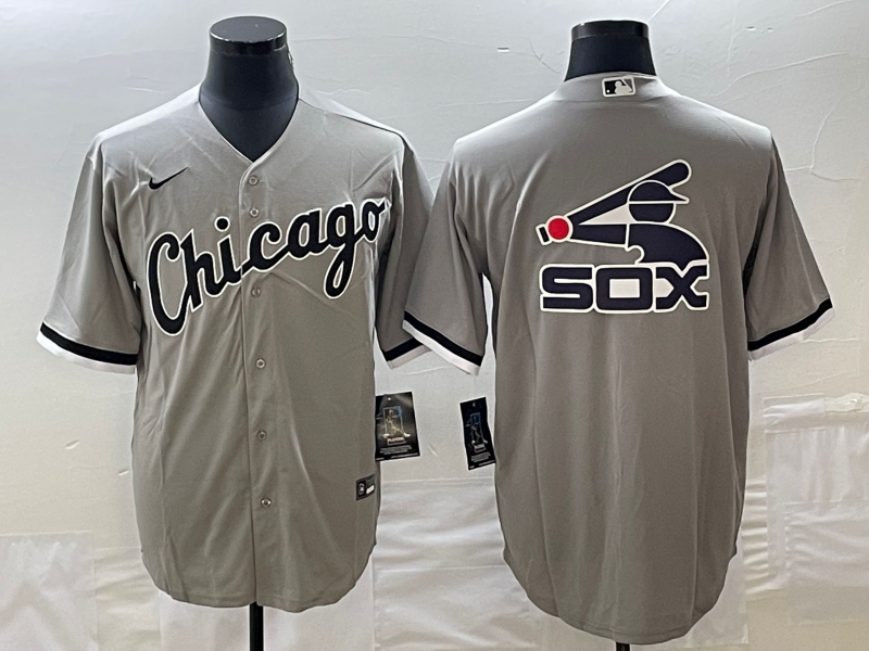 Men's Chicago White Sox Gray Replica Player Jersey baseball jersey product view 1