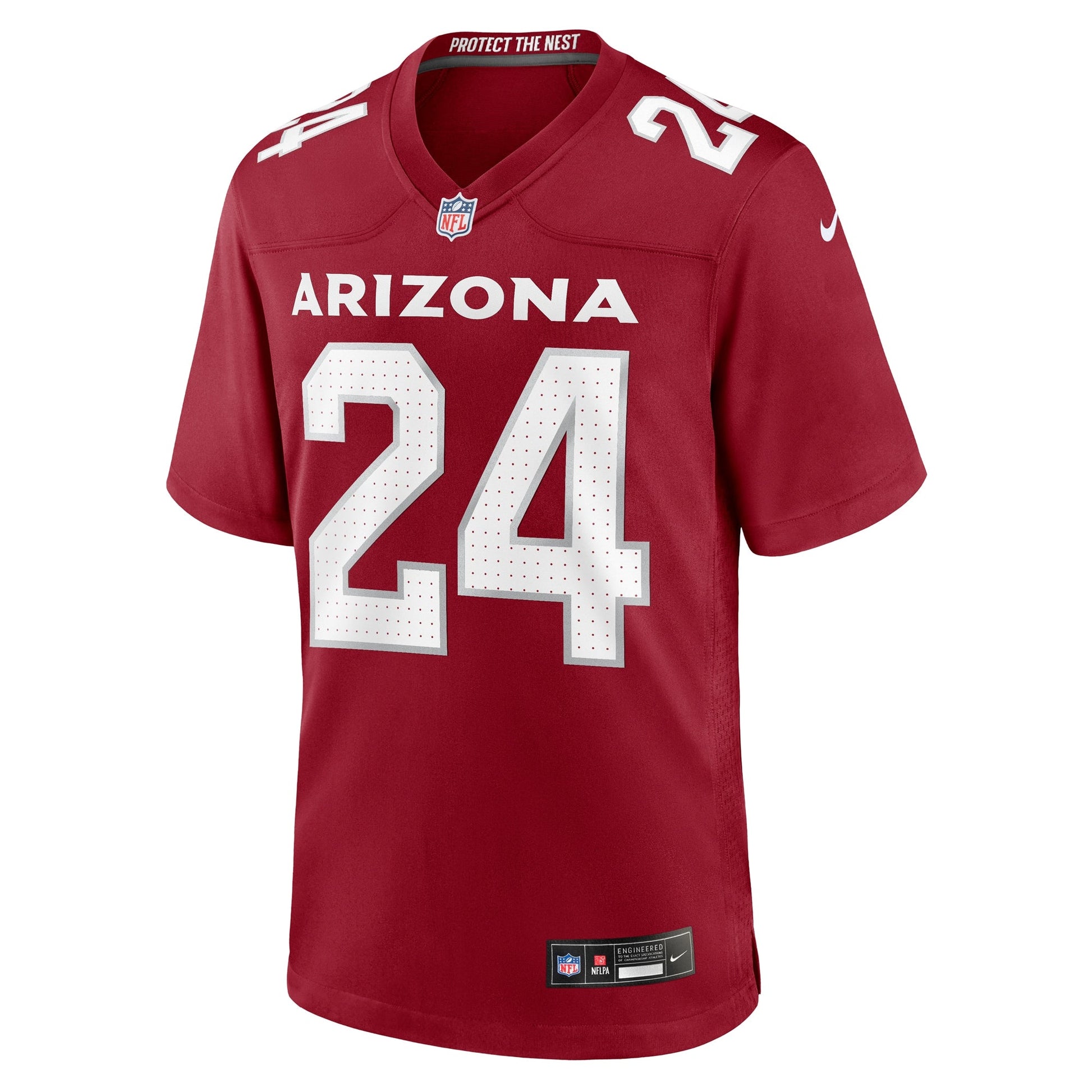 Rashad Fenton Arizona Cardinals Game Jersey - Cardinal football jersey product view 2