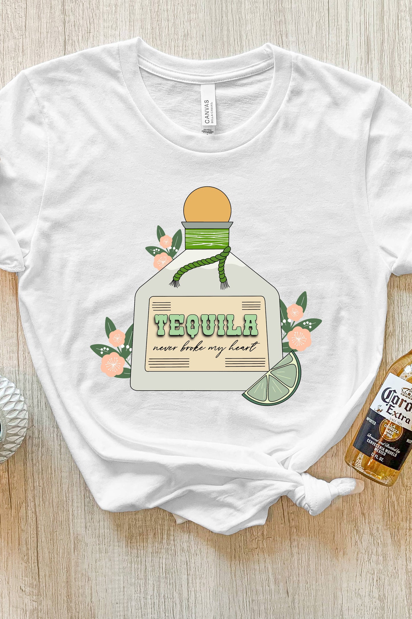 Tequila Never Broke My Heart Unisex T-shirt, Sweatshirt, Hoodie, Long Sleeve Tee - T-Shirt, Sweatshirt, Hoodie