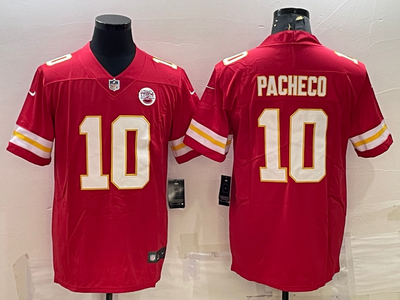 Men's Kansas City Chiefs Isiah Pacheco #10 Red Game Jersey1 football jersey product view 1
