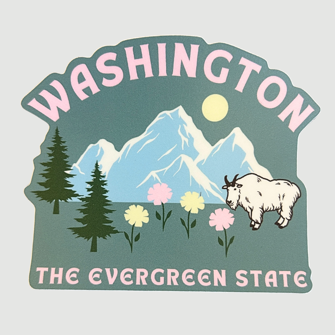 Washington State Sticker Unisex T-shirt, Sweatshirt, Hoodie, Long Sleeve Tee - T-Shirt, Sweatshirt, Hoodie