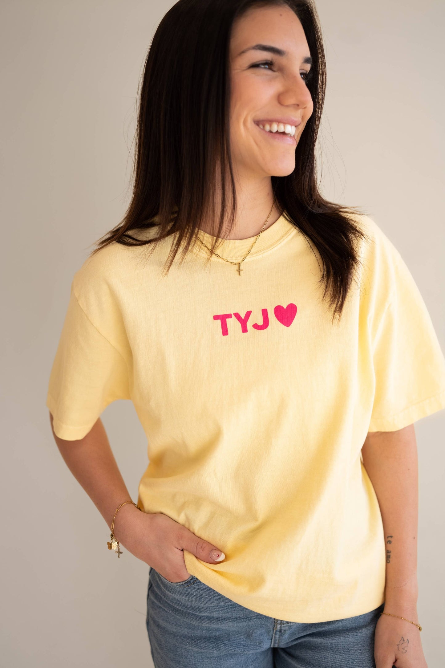 Thank You Jesus Tee - Butter | Women's Christian Tee Unisex T-shirt, Sweatshirt, Hoodie, Long Sleeve Tee - T-Shirt, Sweatshirt, Hoodie