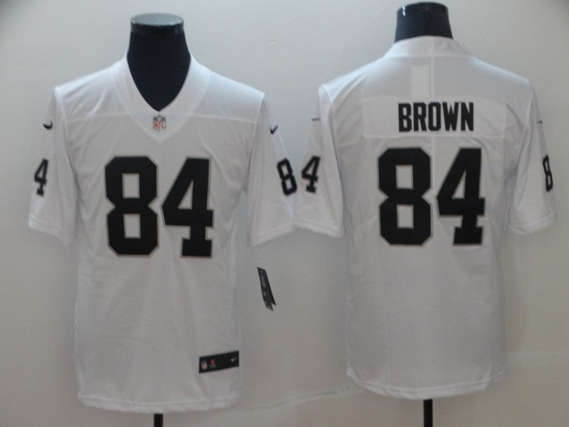 Men's Las Vegas Raiders Antonio Brown White Game Jersey football jersey product view 1