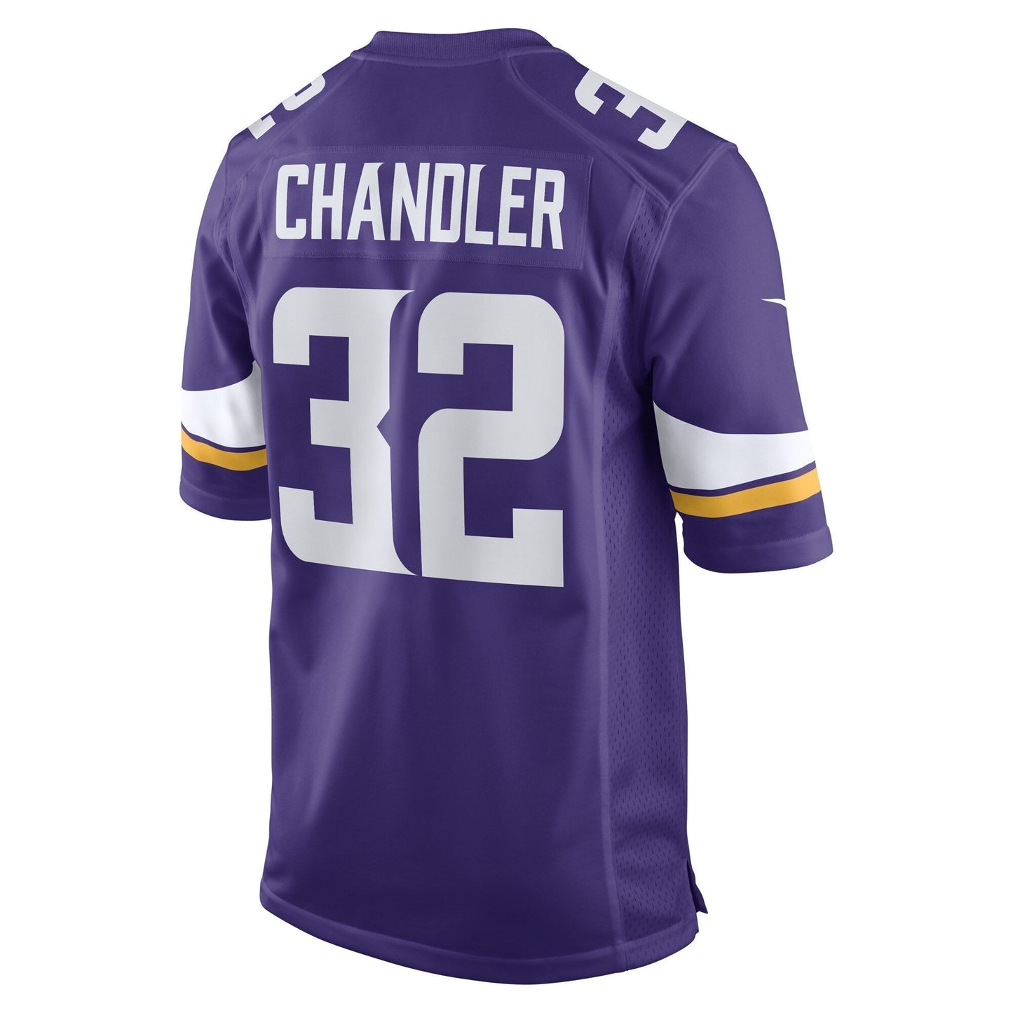 Ty Chandler Minnesota Vikings Game Jersey - Purple football jersey product view 3