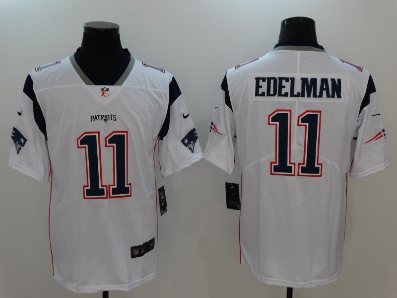 Men's New England Patriots Julian Edelman Jersey White football jersey product view 1