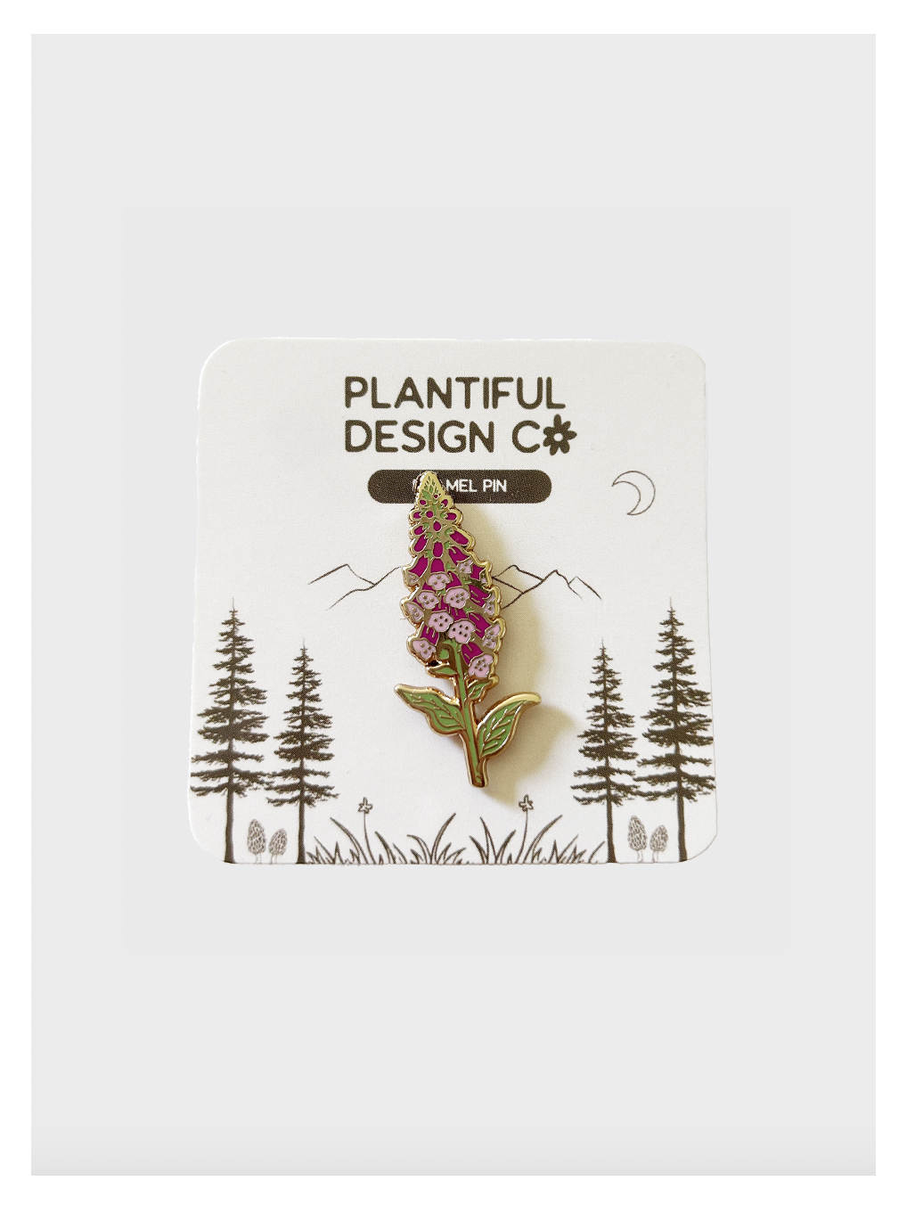 Foxglove Enamel Pin Unisex T-shirt, Sweatshirt, Hoodie, Long Sleeve Tee - T-Shirt, Sweatshirt, Hoodie