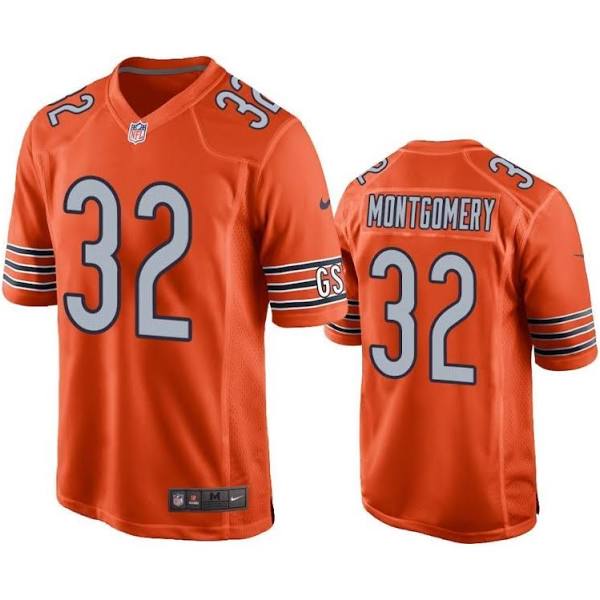 David Montgomery Chicago Bears Jersey football jersey product view 1