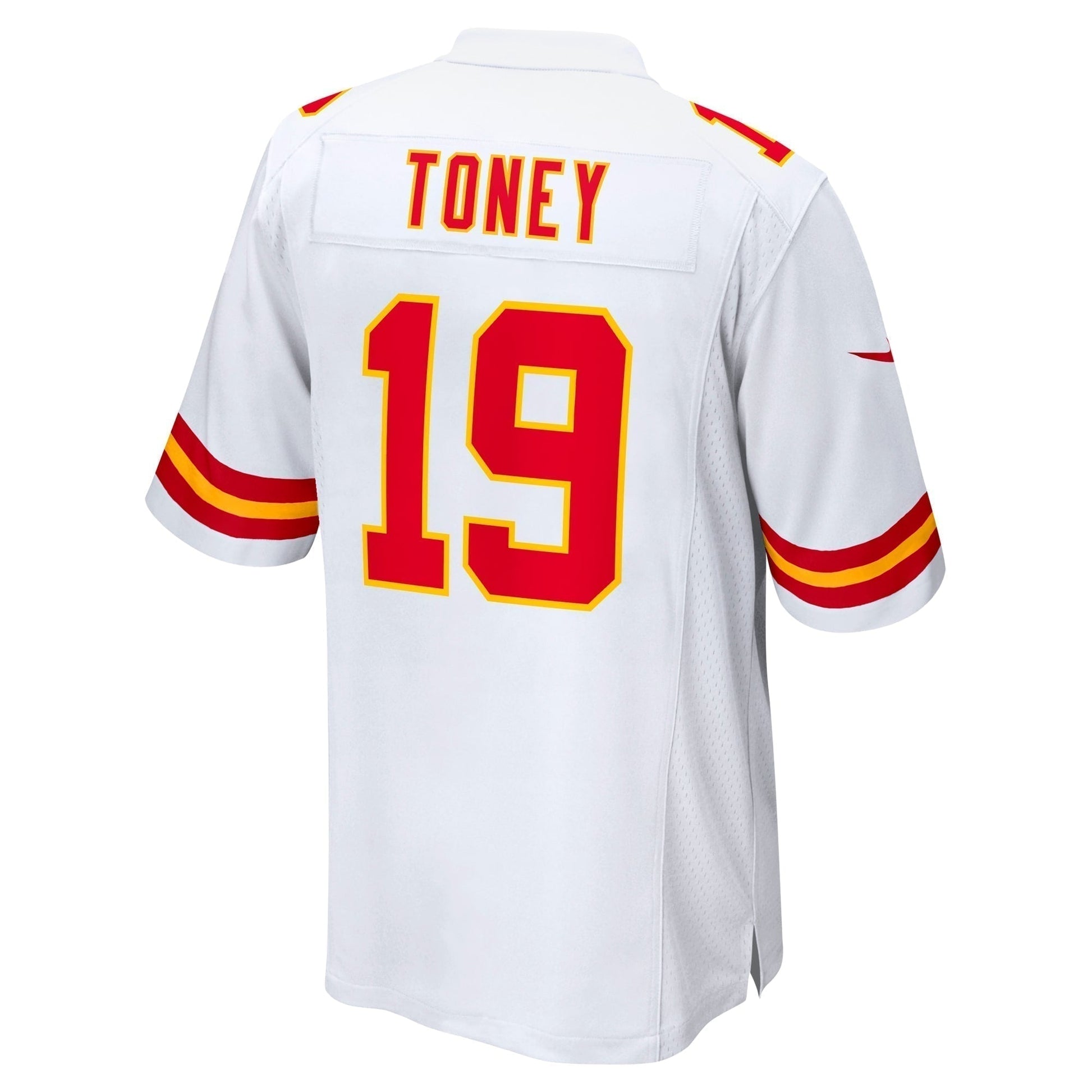 Kadarius Toney Kansas City Chiefs Game Jersey - White football jersey product view 3