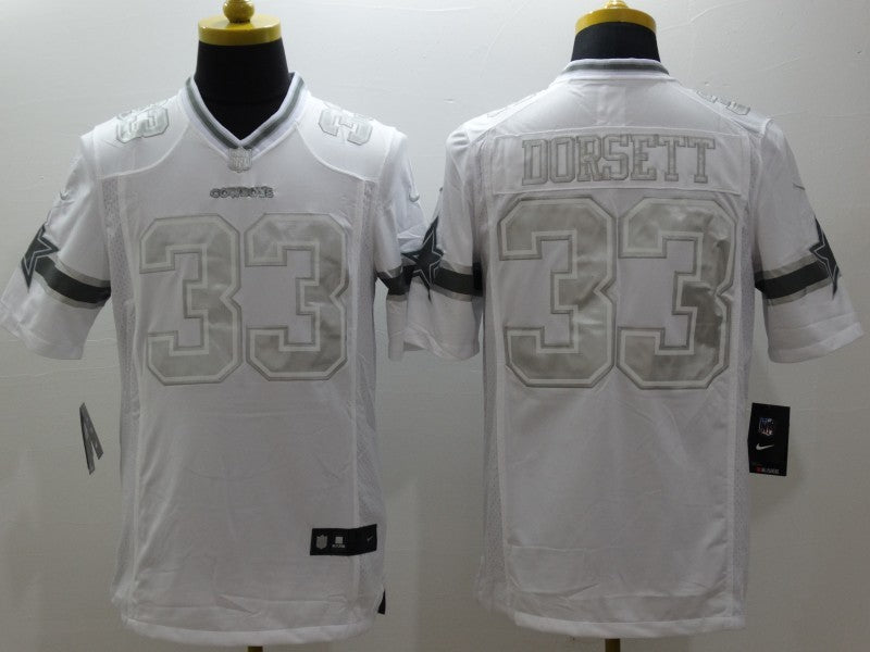 Men's Dallas Cowboys Tony Dorsett #33 White Game Player Jersey1 football jersey product view 1