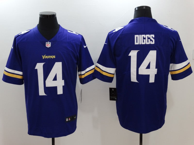 Men's Minnesota Vikings Stefon Diggs Purple Player Game Jersey football jersey product view 1