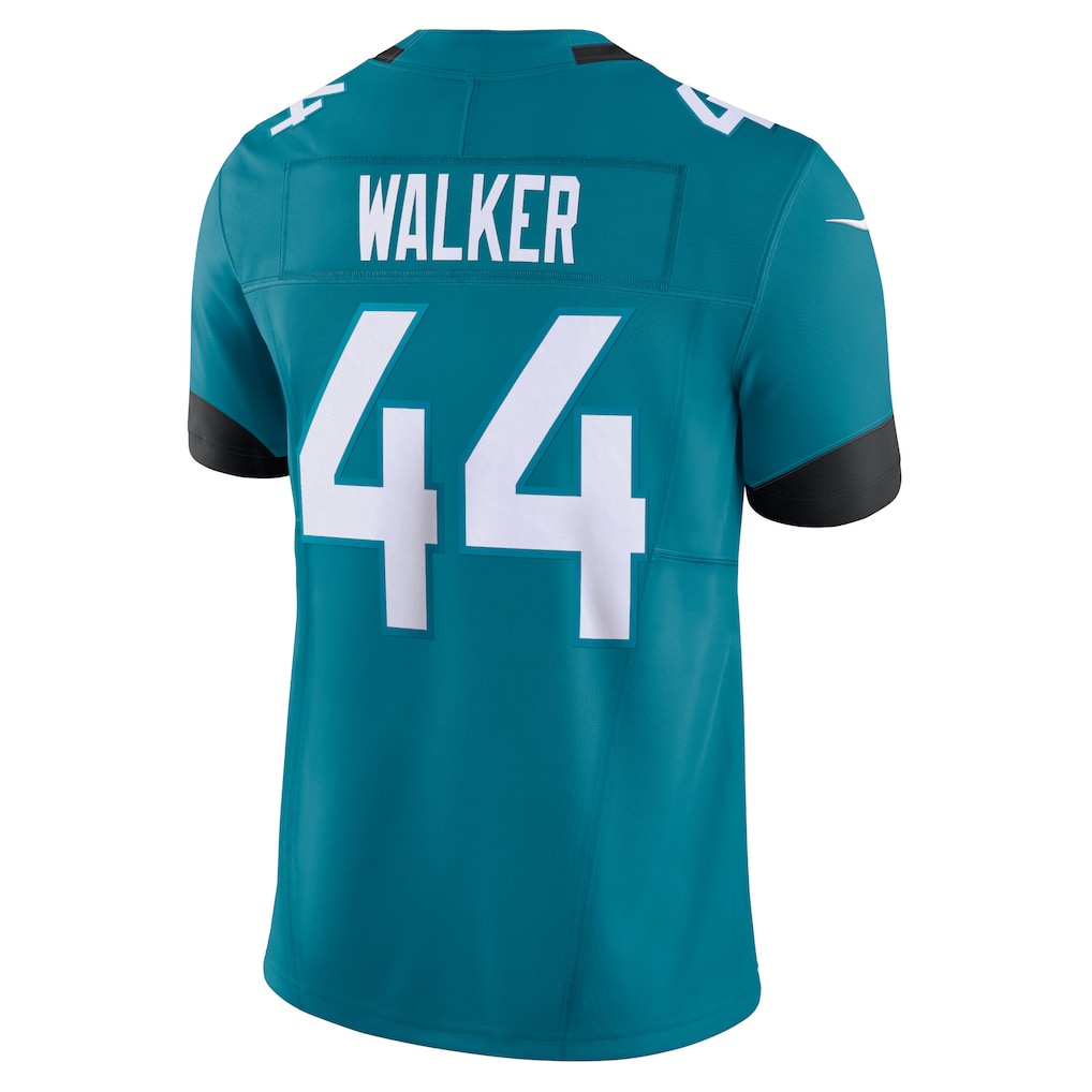 J.Jaguars #44 Travon Walker Teal Vapor F.U.S.E. Limited Jersey football jersey product view 1