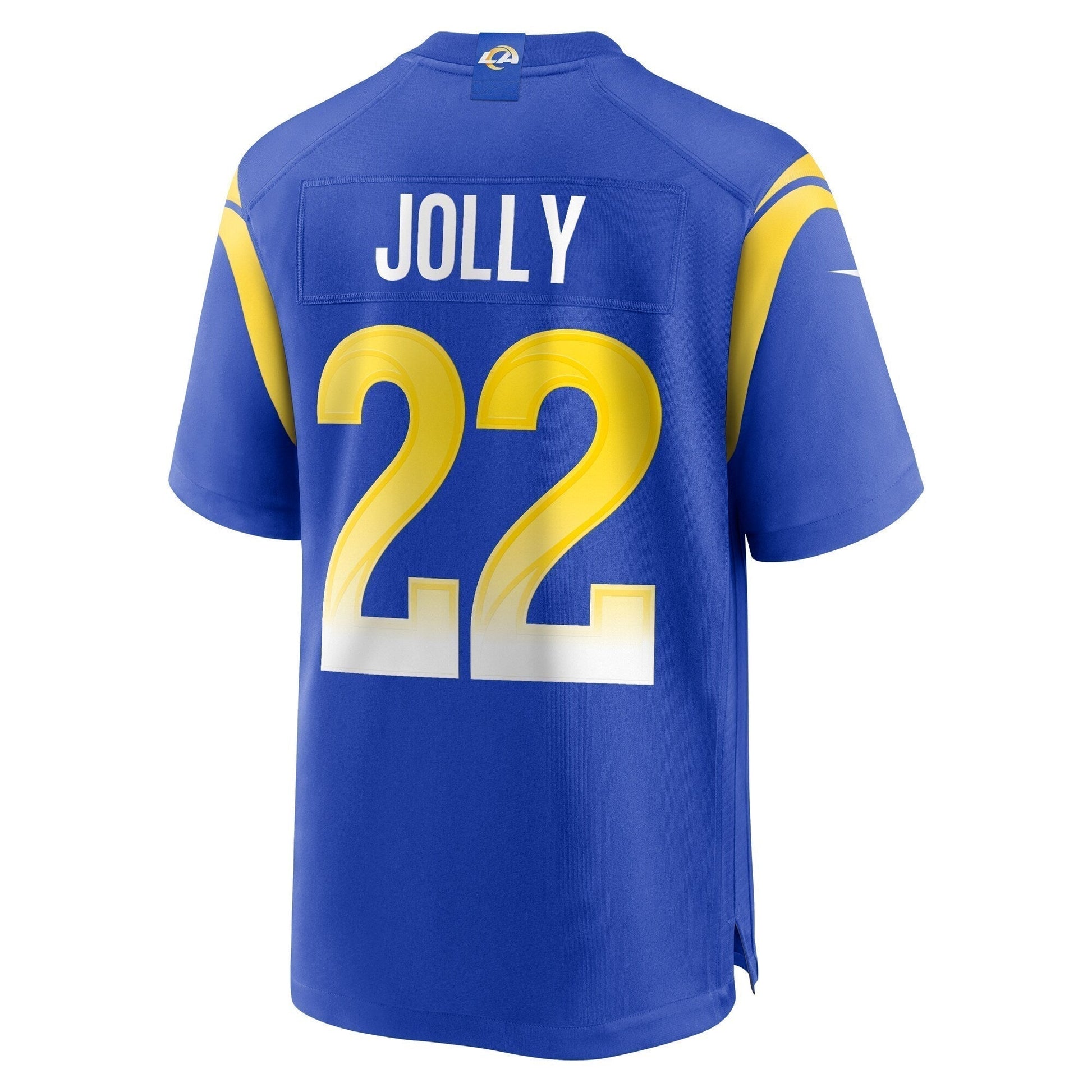 Shaun Jolly Los Angeles Rams Home Game Jersey - Royal football jersey product view 3