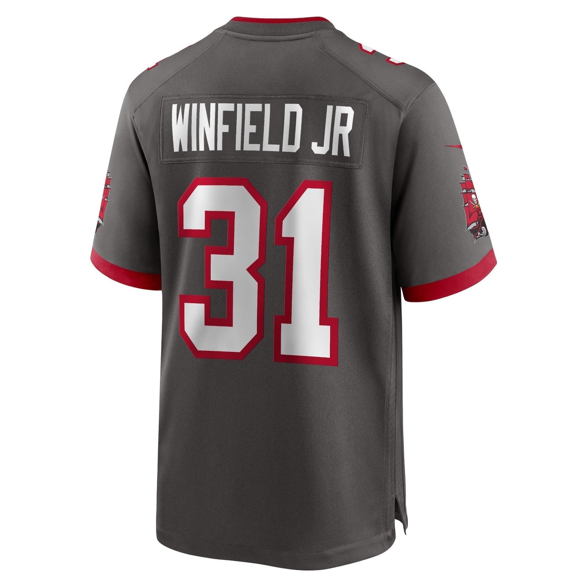 Antoine Winfield Jr. Tampa Bay Buccaneers Game Jersey - Pewter football jersey product view 3
