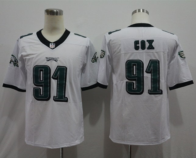 Men's Philadelphia Eagles Fletcher Cox White Game Jersey football jersey product view 1