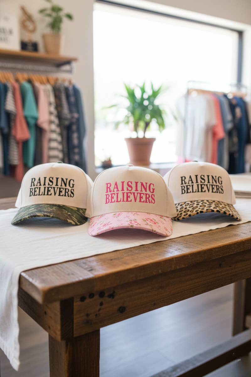 Raising Believers / Raising Disciples Two Tone Cotton Hat Unisex T-shirt, Sweatshirt, Hoodie, Long Sleeve Tee - T-Shirt, Sweatshirt, Hoodie
