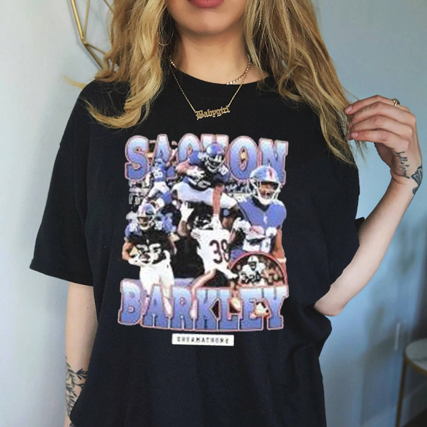 Dreamathon T-Shirt Collection Sterling Shepard & Saquon Bark Unisex T-shirt, Sweatshirt, Hoodie, Long Sleeve Tee - T-Shirt, Sweatshirt, Hoodie