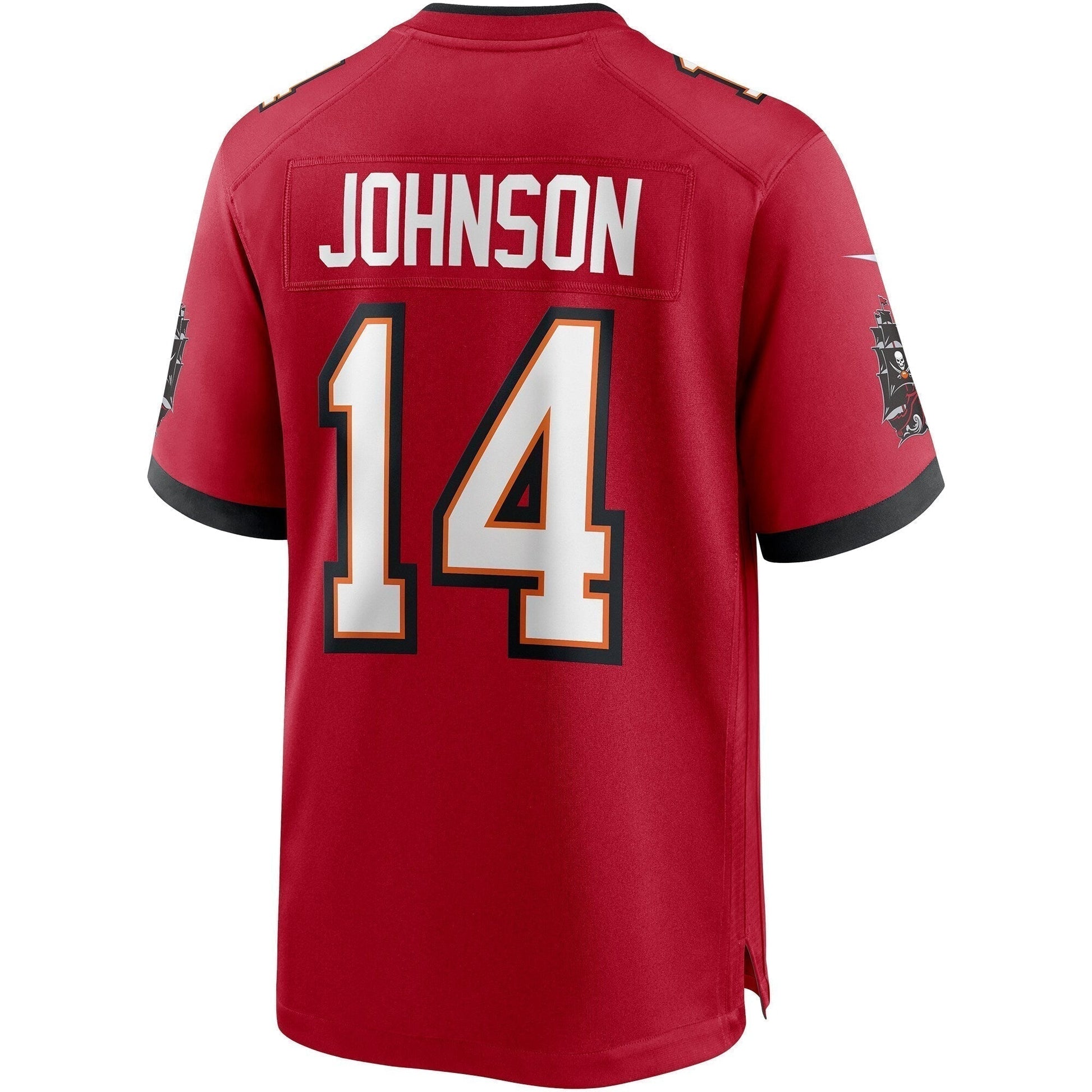 Brad Johnson Tampa Bay Buccaneers Game Retired Jersey - Red football jersey product view 3