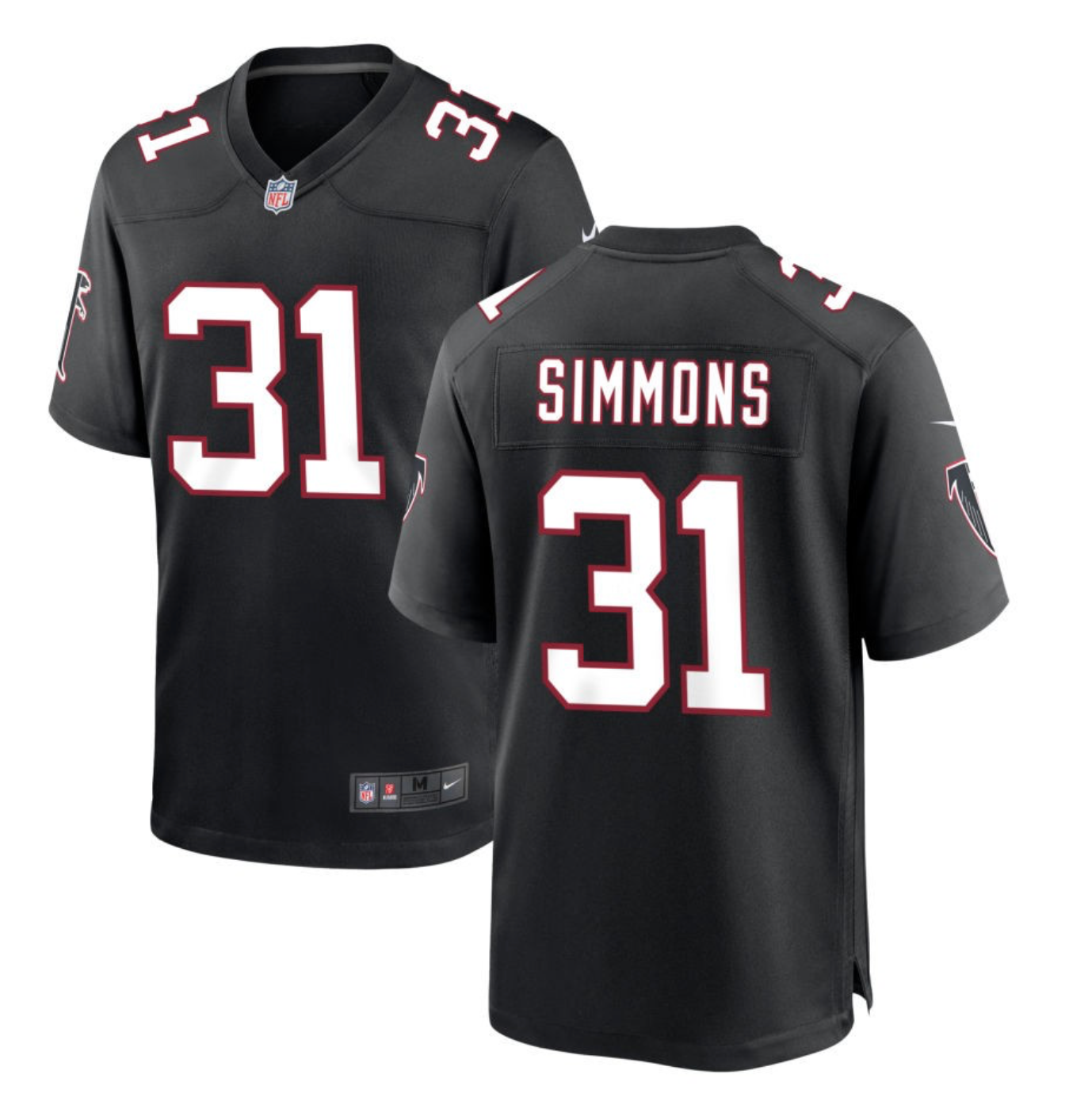 Justin Simmons Atlanta Falcons Jersey football jersey product view 1