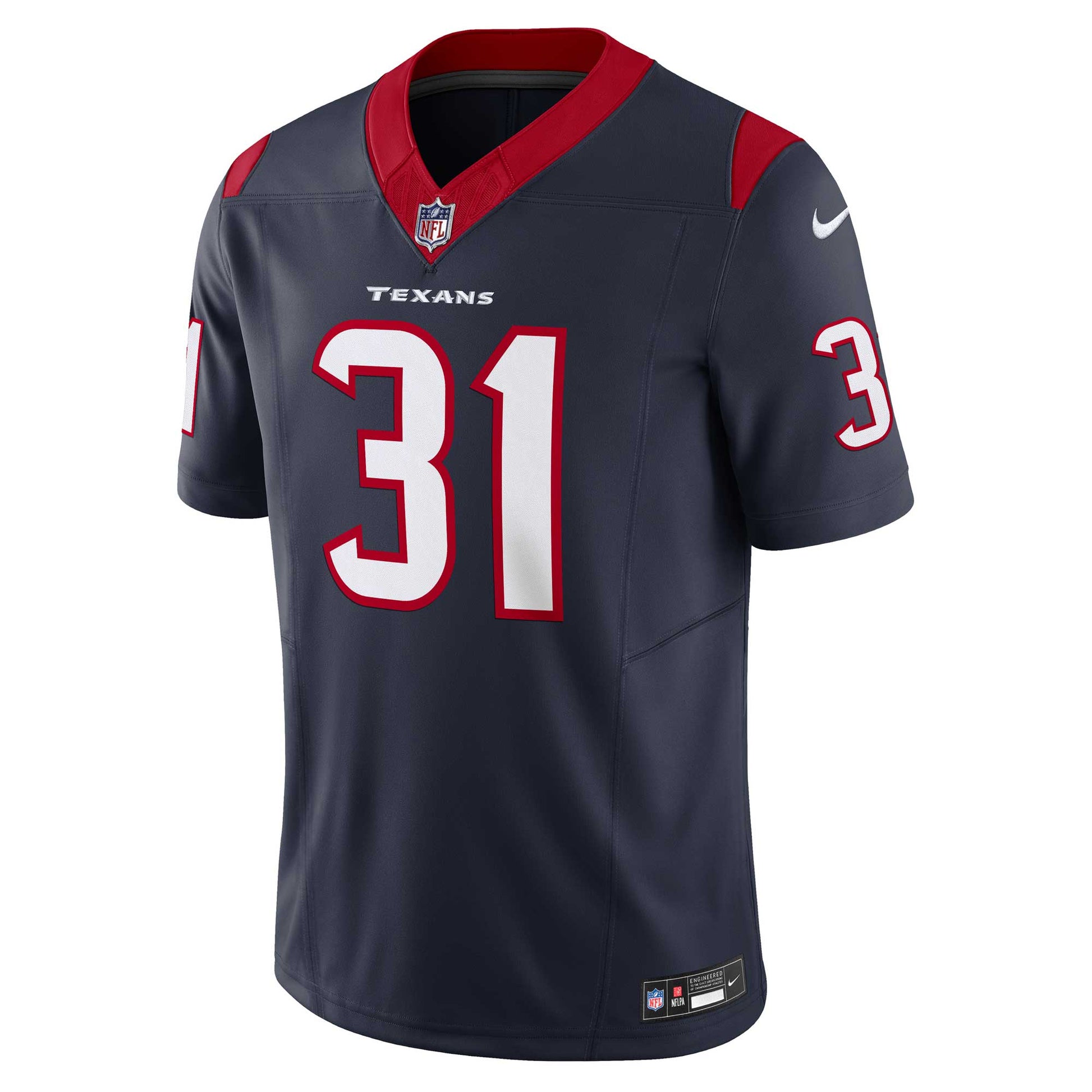 Dameon Pierce Houston Texans Vapor F.U.S.E. Limited Jersey - Navy football jersey product view 2