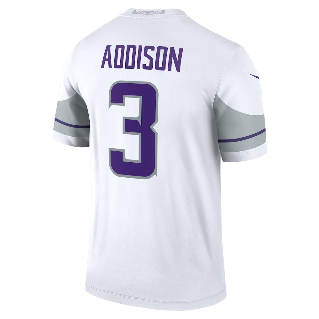 M.Vikings #3 Jordan Addison White Legend Player Performance Top Jersey basketball jersey product view 1