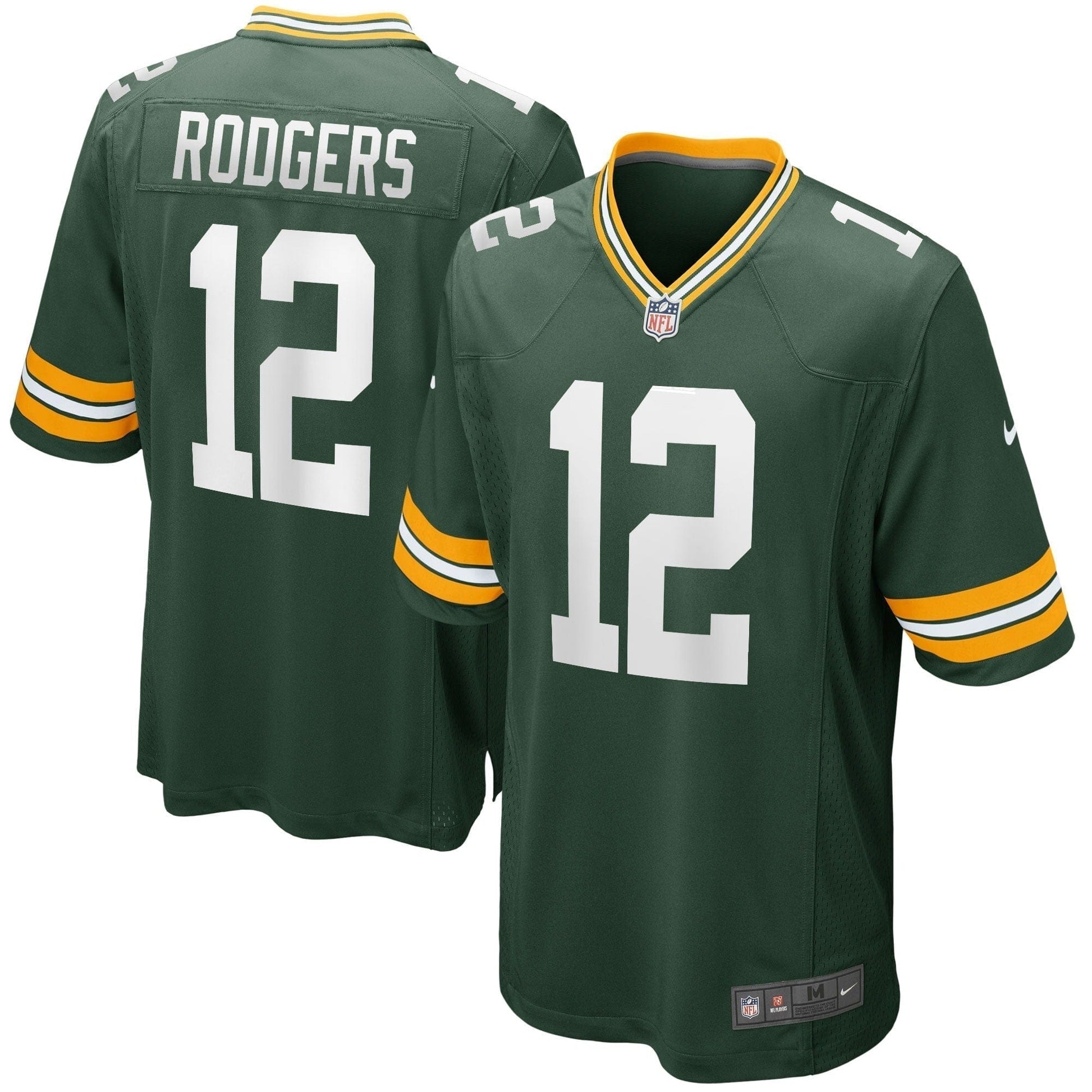 Aaron Rodgers Green Bay Packers Jersey football jersey product view 1