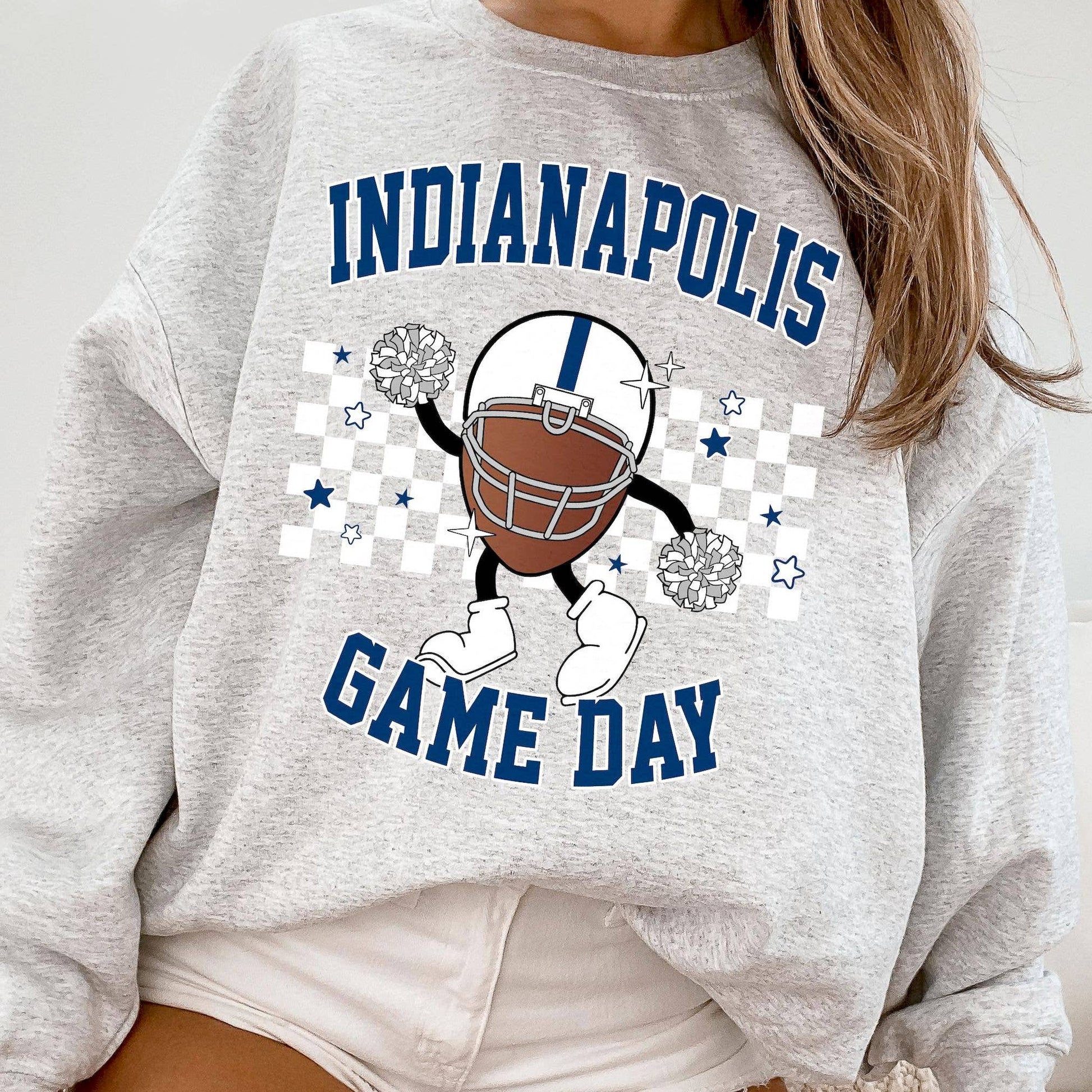 Indianapolis Colts Game Day Sweatshirt For True Fans Unisex T-shirt, Sweatshirt, Hoodie, Long Sleeve Tee - T-Shirt, Sweatshirt, Hoodie
