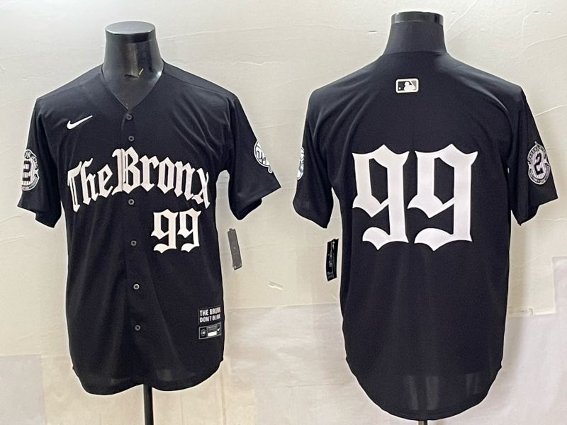 Men's New York Yankees Aaron Judge Black Alternate Player Game Jersey baseball jersey product view 1