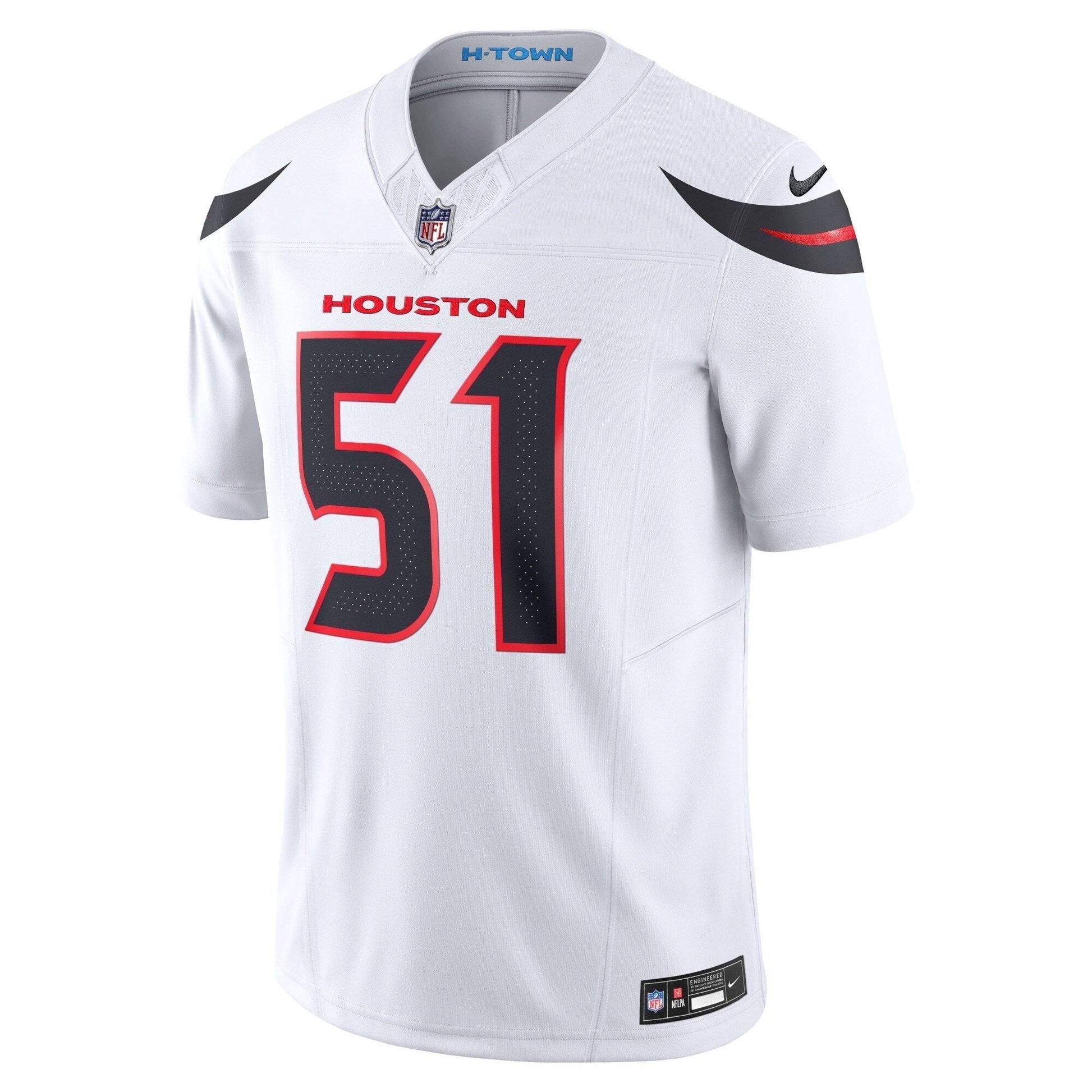 Will Anderson Jr. Houston Texans Vapor F.U.S.E. Limited Jersey - White football jersey product view 2