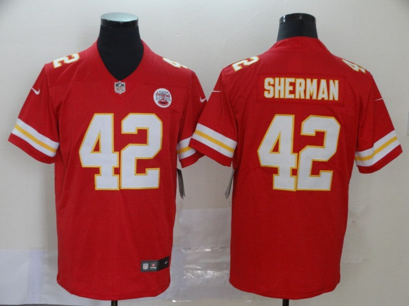 Men's Kansas City Chiefs Anthony Sherman #42 Red Game Jersey1 football jersey product view 1