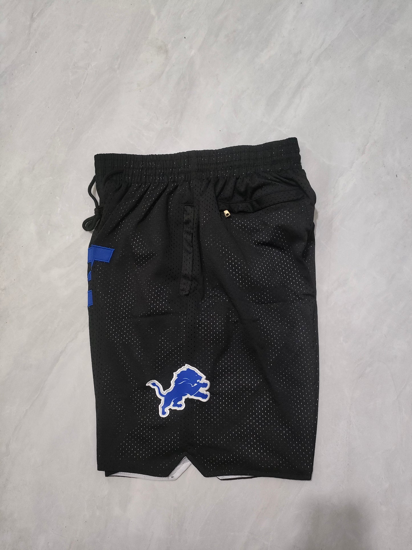 JUST DON Detroit Lions Pocket Shorts football jersey product view 3