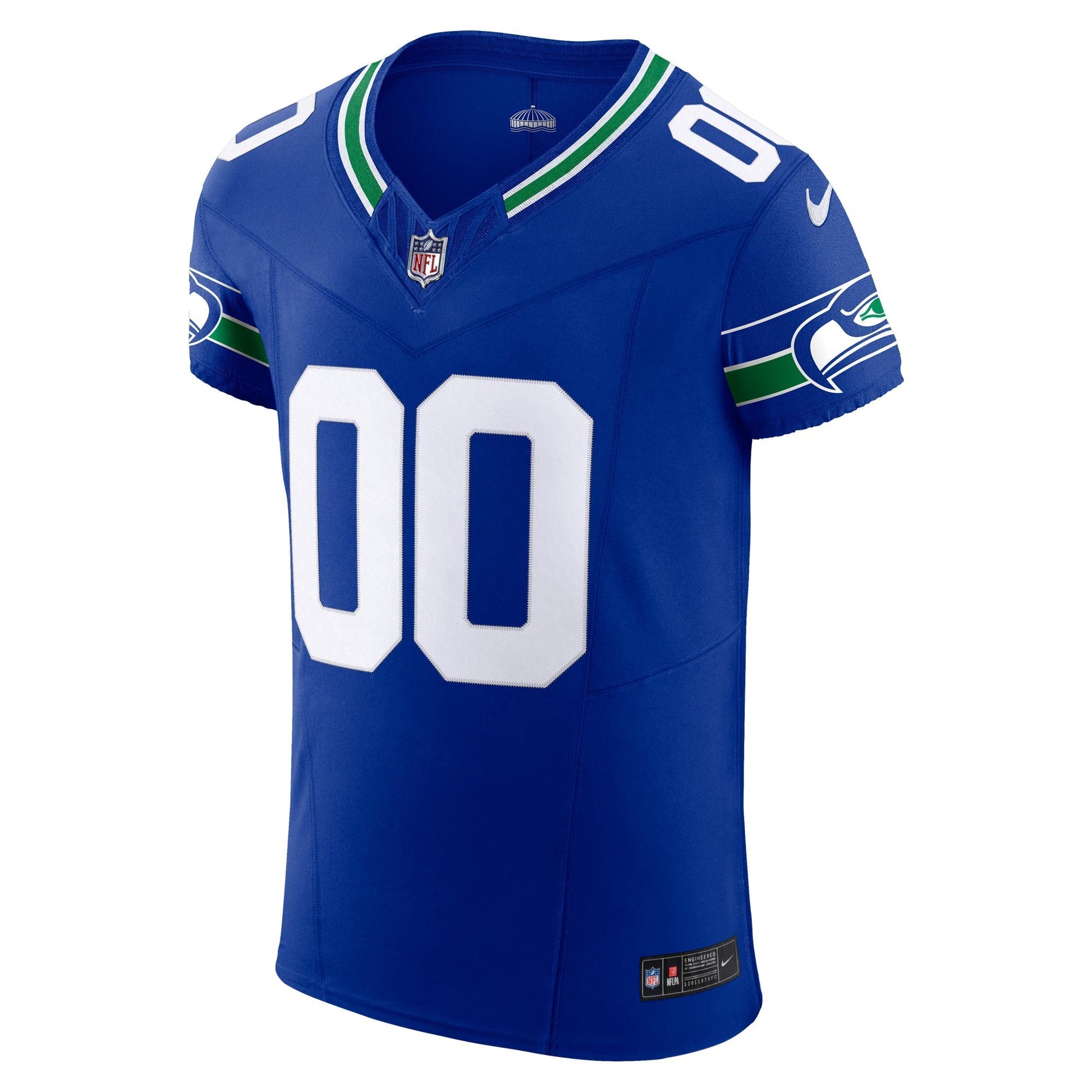 Seattle Seahawks Royal Alternate Vapor F.U.S.E. Elite Custom Jersey football jersey product view 1