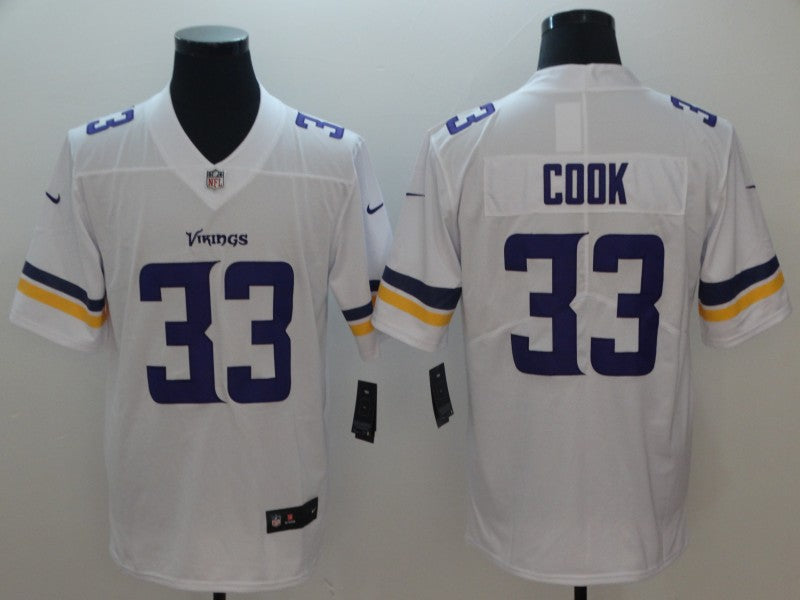 Men's Minnesota Vikings Dalvin Cook Jersey White football jersey product view 1