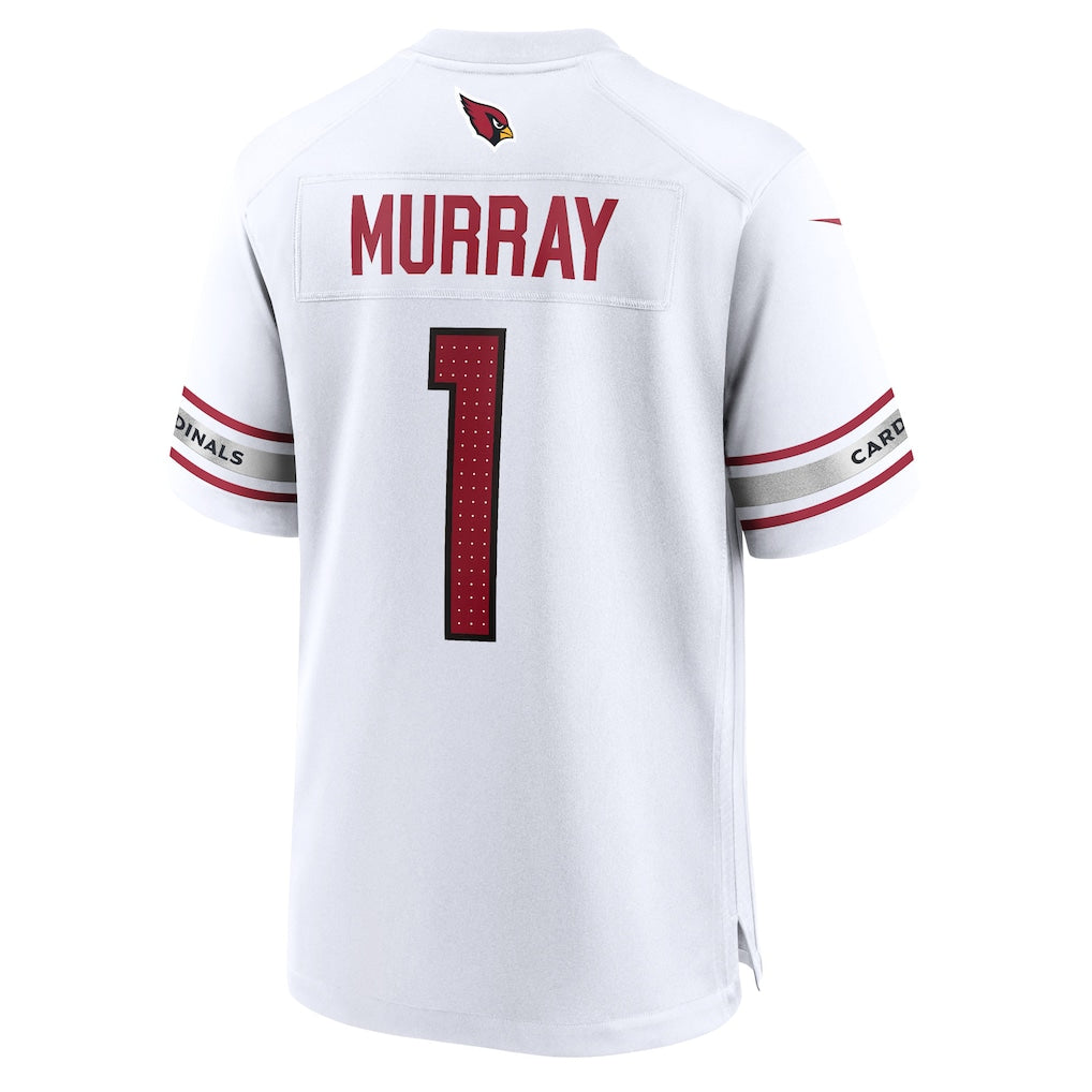 A.Whites #1 Kyler Murray White Team Game Jersey sports jersey product view 1