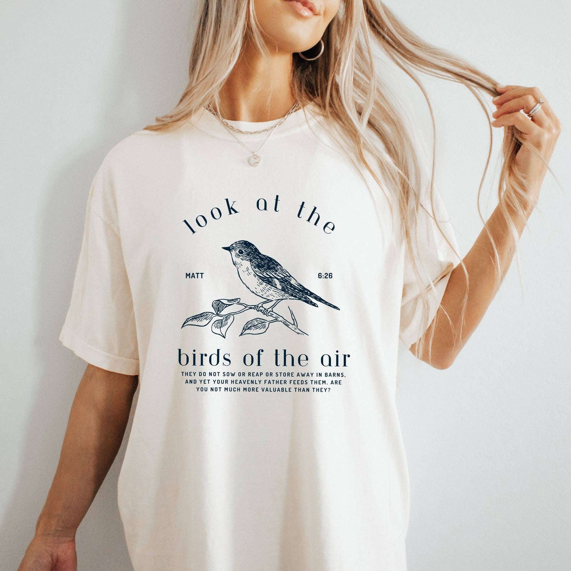 Look At the Birds Floral Western SummerGraphic Tee Unisex T-shirt, Sweatshirt, Hoodie, Long Sleeve Tee - T-Shirt, Sweatshirt, Hoodie
