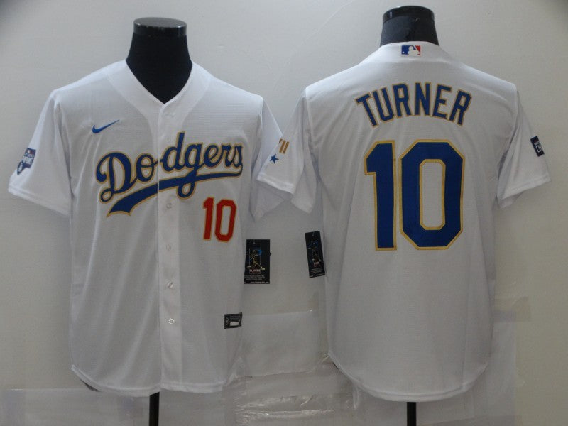Men's Los Angeles Dodgers Justin Turner White Fashion Stitched Jersey baseball jersey product view 1