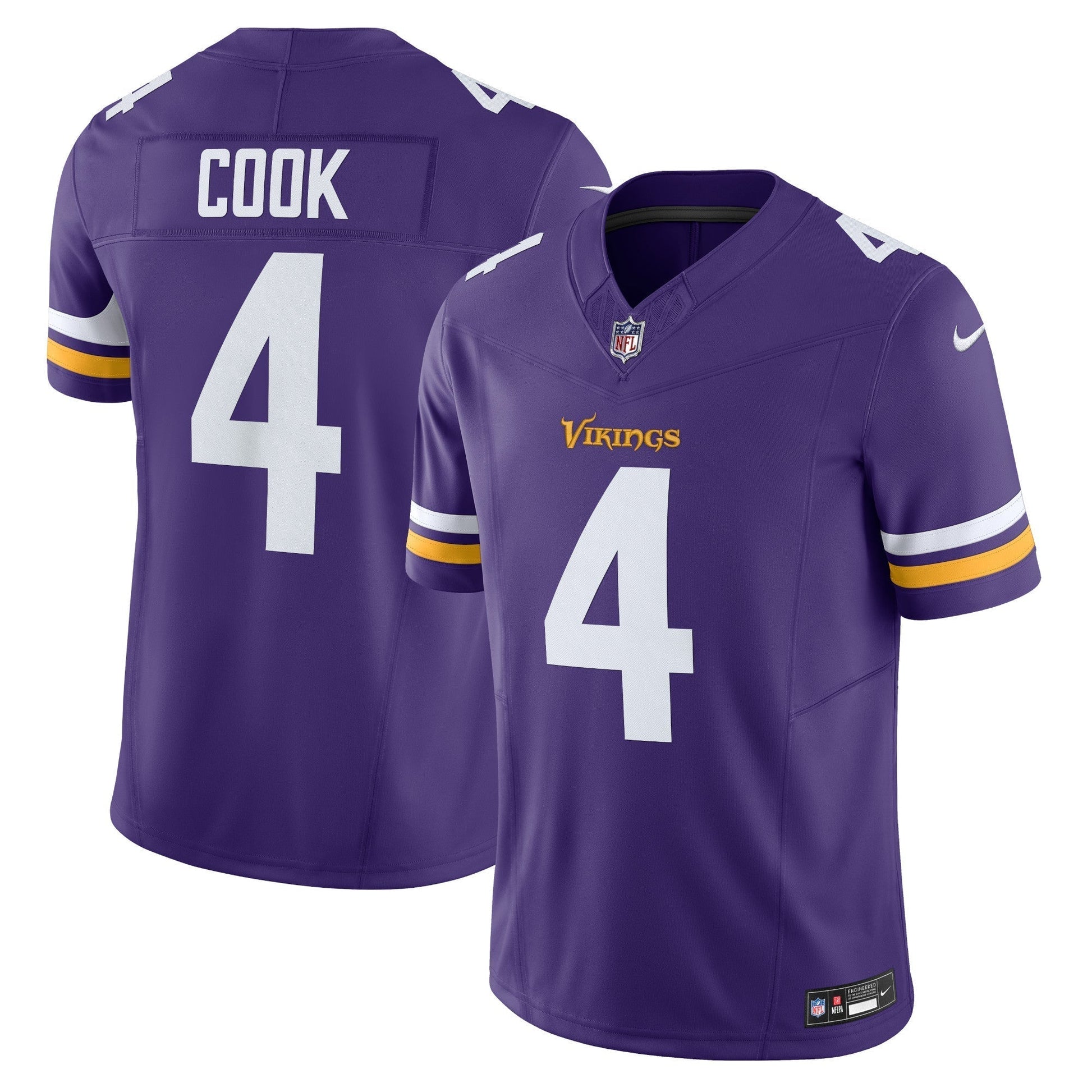 Dalvin Cook Minnesota Vikings Vapor F.U.S.E. Limited Jersey - Purple football jersey product view 1