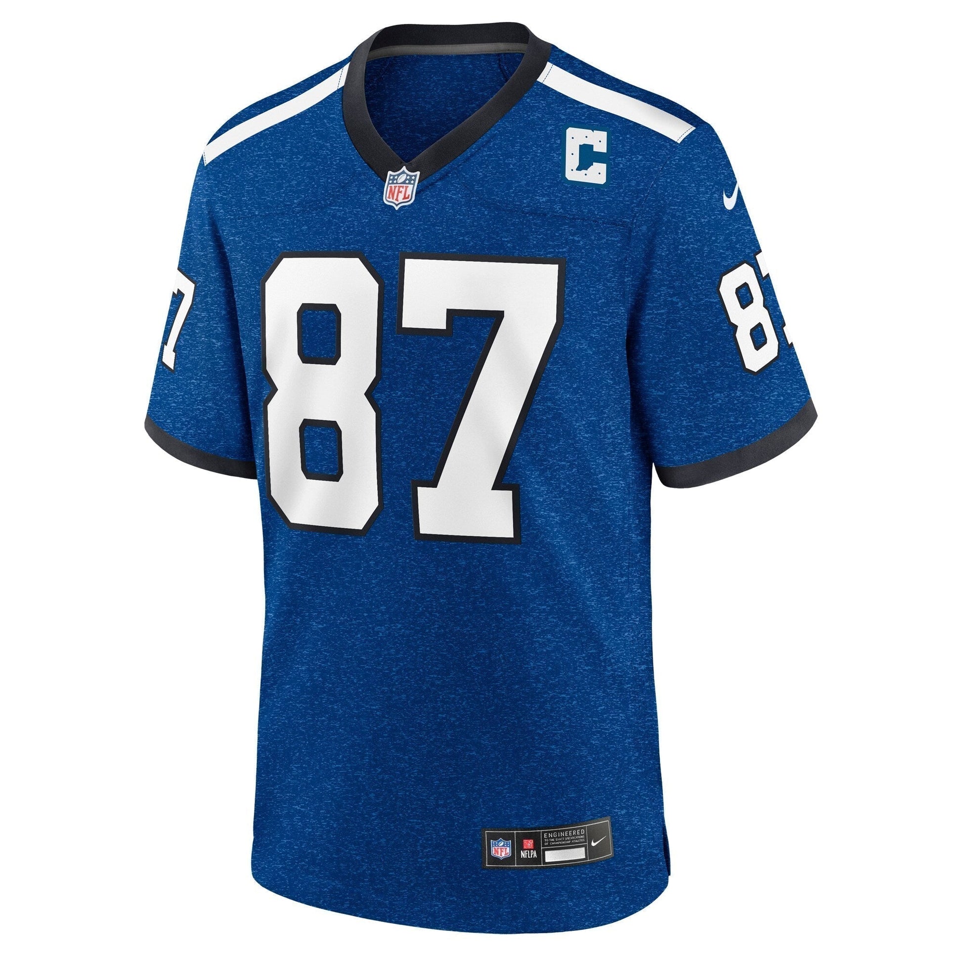 Reggie Wayne Indianapolis Colts Indiana Nights Alternate Game Jersey - Royal football jersey product view 2