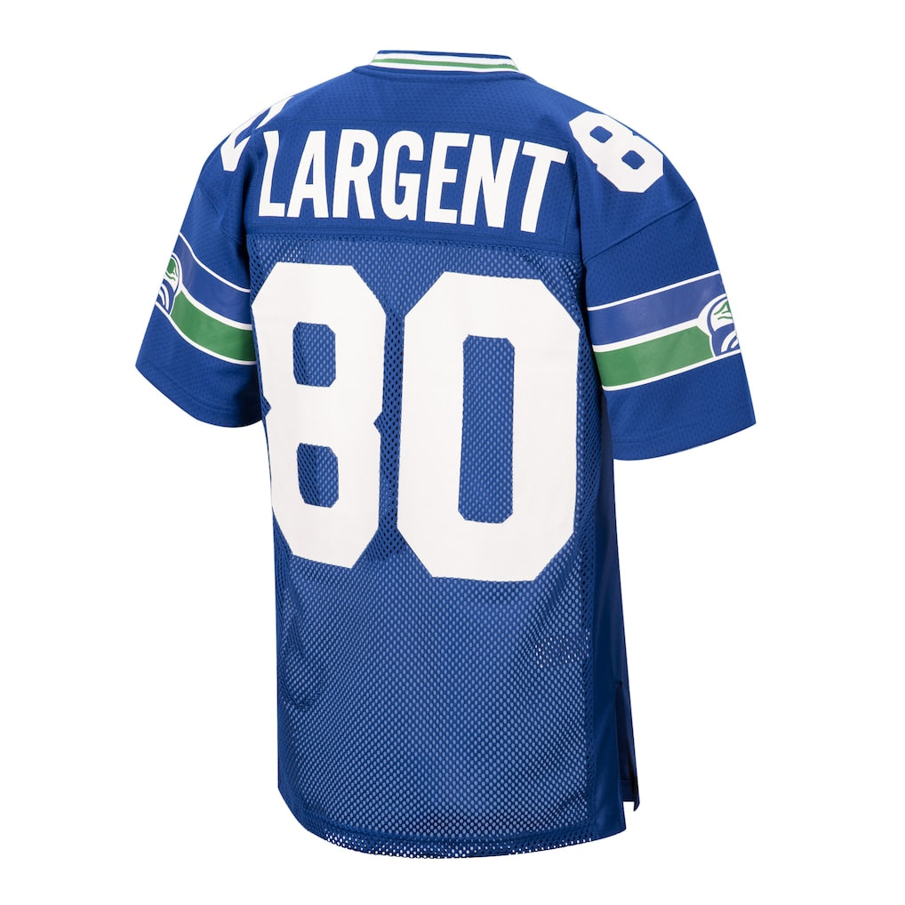 S.Seahawks #80 Steve Largent Royal Authentic Throwback Retired Player Jersey football jersey product view 1