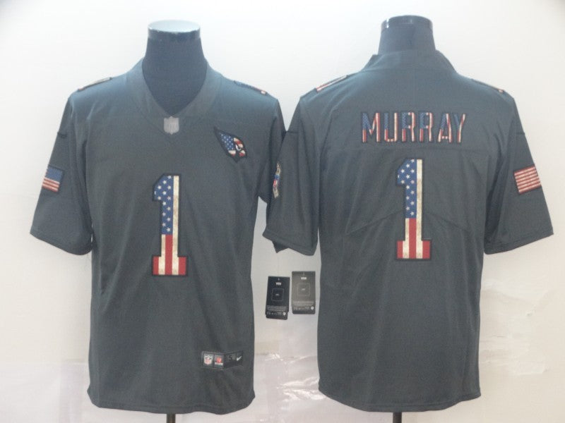 Men's Arizona Cardinals Kyler Murray #1 Black Game Team Jersey1 football jersey product view 1