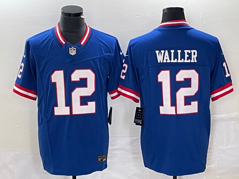 Men's New York Giants Darren Waller Royal Classic Game Jersey football jersey product view 1