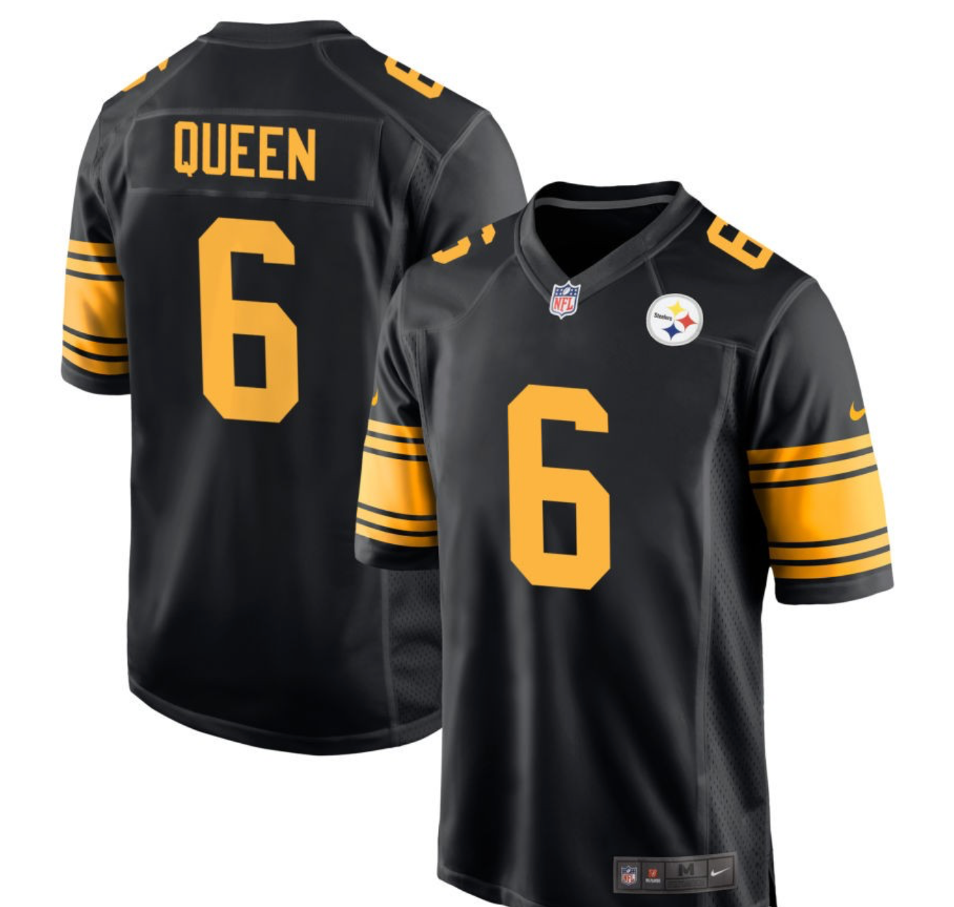 Patrick Queen Pittsburgh Steelers Jersey football jersey product view 1